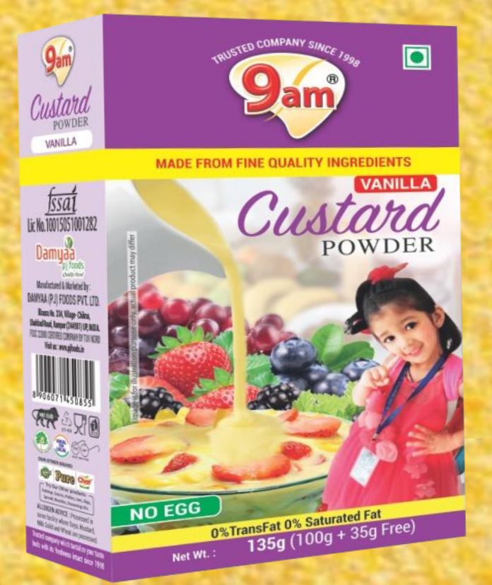 9Am Custard Powder 100+35 Gm